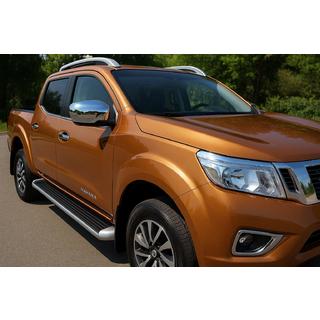 Coperture Specchietti (2 pz, Acciaio Inox) Nissan Navara/NP300 2016- foto 1