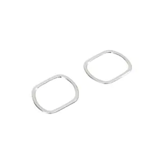 Coperture cromate per fendinebbia (2 pz, acciaio inox) foto 2