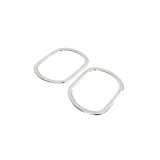 Coperture cromate per fendinebbia (2 pz, acciaio inox) foto 4