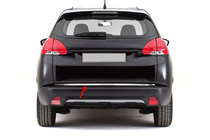 Peugeot 2008 2013-2019 Modanatura bagagliaio acciaio inox foto 1