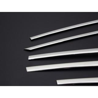 Set completo cornici finestrini acciaio inox (12 pz) foto 3