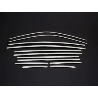 Set completo cornici finestrini acciaio inox (12 pz) Peugeot 2008 2019- foto 2