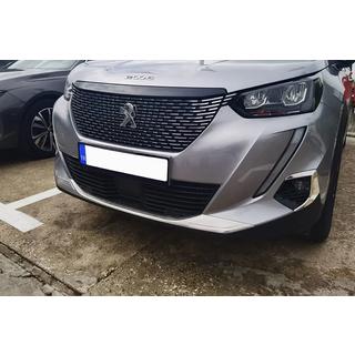 Copertura protettiva paraurti anteriore (2 pz, acciaio inox) Peugeot 2008 2019-