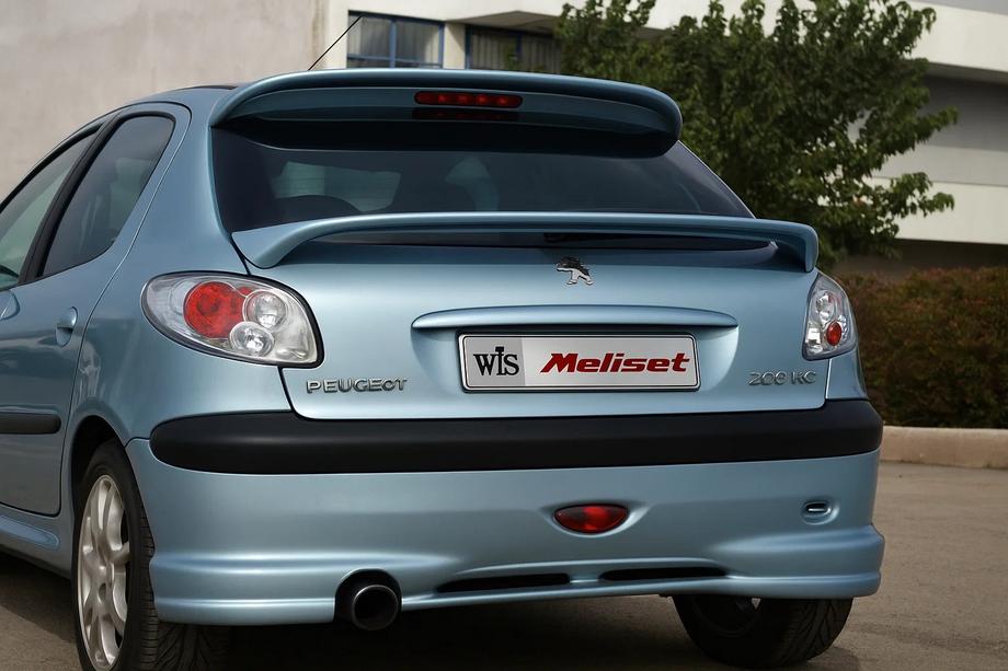 Peugeot 206 1998-2024 Spoiler inferiore Meliset (primer per verniciatura) Image