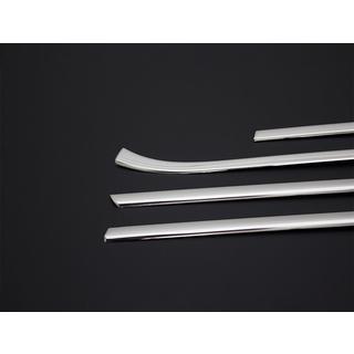 Modanature inferiori finestrini OmsaLine (4 pz, acciaio inox) Peugeot 308 2014-2021 foto 4