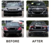 Mercedes S-сlass W221 2005-2013 Kit restyling per W223 Maybach foto 4