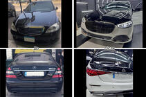 Mercedes S-сlass W221 2005-2013 Kit restyling per W223 Maybach foto 3