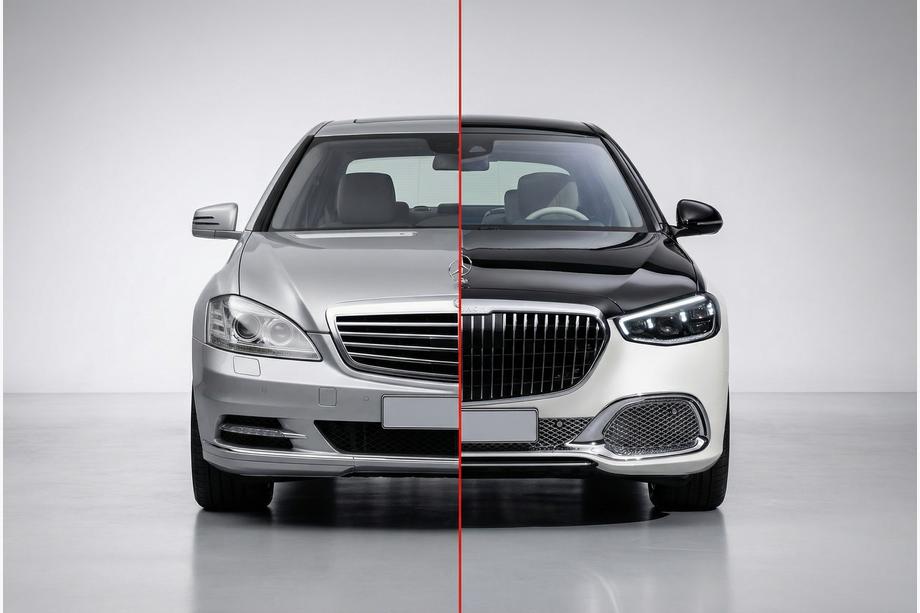 Mercedes S-сlass W221 2005-2013 Kit restyling per W223 Maybach Image