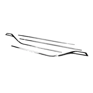 Cornici Finestrini Acciaio Inox (8 pz) foto 2