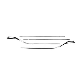 Cornici Finestrini Acciaio Inox (8 pz) foto 3