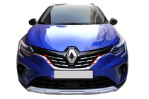 Renault Captur 2019- Coperture griglia cromate (6 pz, acciaio inox) foto 3