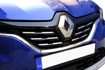 Renault Captur 2019- Coperture griglia cromate (6 pz, acciaio inox) foto 1