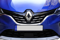 Renault Captur 2019- Coperture griglia cromate (6 pz, acciaio inox) foto 4