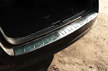 Skoda Superb 2015-2024 Protezione Paraurti Posteriore SW Acciaio Inox foto 1