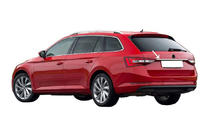 Skoda Superb 2015-2024 Modanatura sopra targa SW (acciaio inox) foto 1