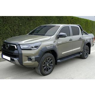 Coperture modanature OmsaLine (4 pz, acciaio inox) Toyota Hilux 2015- foto 3