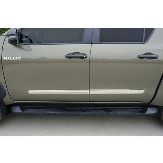 Coperture modanature OmsaLine (4 pz, acciaio inox) Toyota Hilux 2015- foto 2