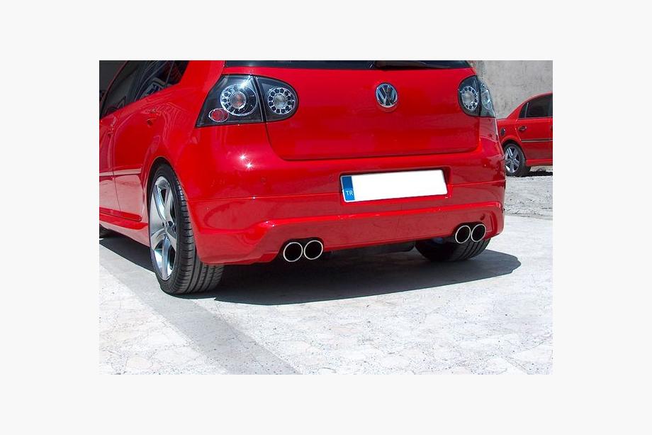 Volkswagen Golf 5 2003-2009 Copertura paraurti posteriore (primer per verniciatura) Image