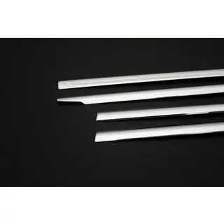 Set completo cornici finestrini (14 pz, acciaio inox) foto 3