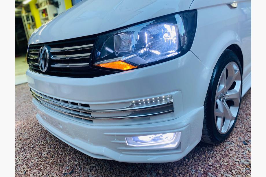 Volkswagen T6 2015-2024 Labbro paraurti anteriore Genis 2015-2018 (primer per verniciatura) Foto 1