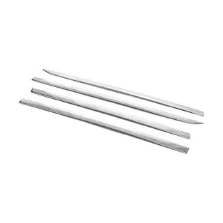 Modanature porte OmsaLine per AllSpace (4 pz, acciaio inox) foto 3
