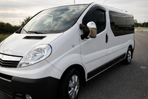 Opel Vivaro 2001–2015 Cover Specchietti Cromate (2 pz) Plastica Cromata foto 1