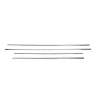 Cornici esterne finestrini Carmos (4 pz, acciaio inox) Honda Civic Sedan IX 2011-2016 foto 3