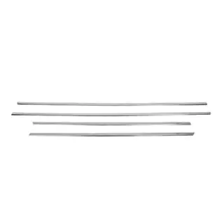 Cornici esterne finestrini Carmos (4 pz, acciaio inox) foto 3