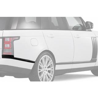 Modanature paraurti posteriore (2 pz, nere) Range Rover IV L405 2013-2021 foto 1