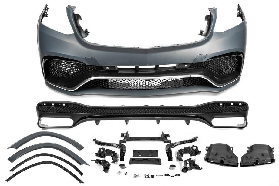 Mercedes GL/GLS class X166 2012-2019 Kit carrozzeria con diffusore posteriore AMG V1 (GLS63) Image