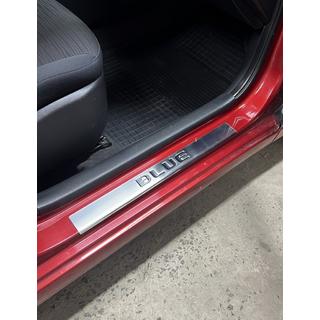 Battitacco Carmos Blue V2 (4 pz, acciaio inox) Hyundai Accent 2011-2017 foto 3
