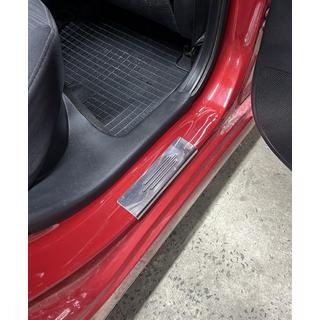 Battitacco Carmos Blue V2 (4 pz, acciaio inox) Hyundai Accent 2011-2017 foto 4