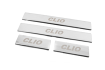 Renault Clio IV 2012-2019 Battitacco Carmos (4 pz, acciaio inox) foto 2