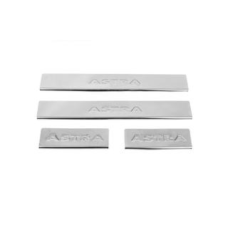 Battitacco Carmos V2 (4 pz, acciaio inox) Opel Astra H 2004-2013 foto 2