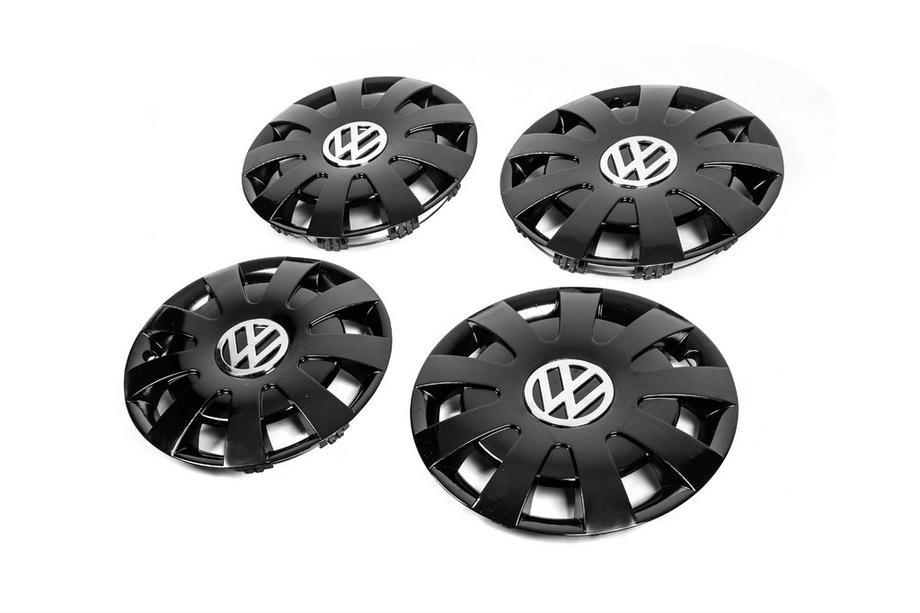 Volkswagen Crafter 2006-2016 Copricerchi neri ABS (1 pezzo, set da 4) Foto 3
