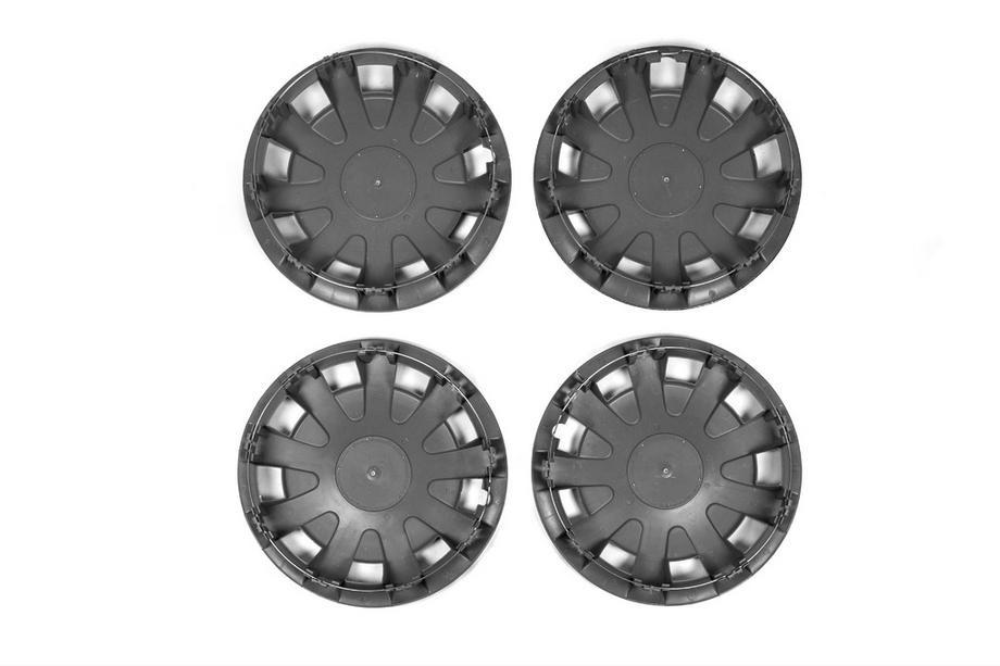 Volkswagen Crafter 2006-2016 Copricerchi neri ABS (1 pezzo, set da 4) Foto 4