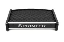 Mercedes Sprinter W901/902/903/904/905 1995–2006 Mensola cruscotto (2000-2006, Nera con cuciture nere) foto 3