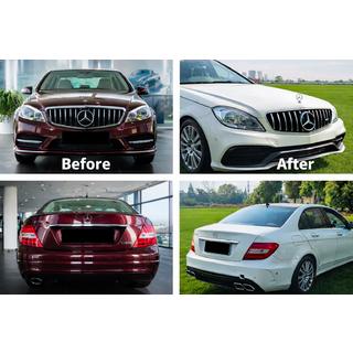 Kit carrozzeria design W205 Mercedes C-class W204 2007-2015 foto 1