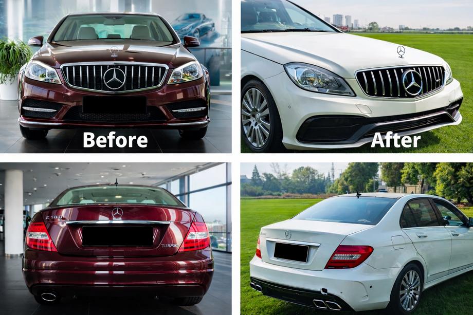 Mercedes C-class W204 2007-2015 Kit carrozzeria design W205 Foto 1