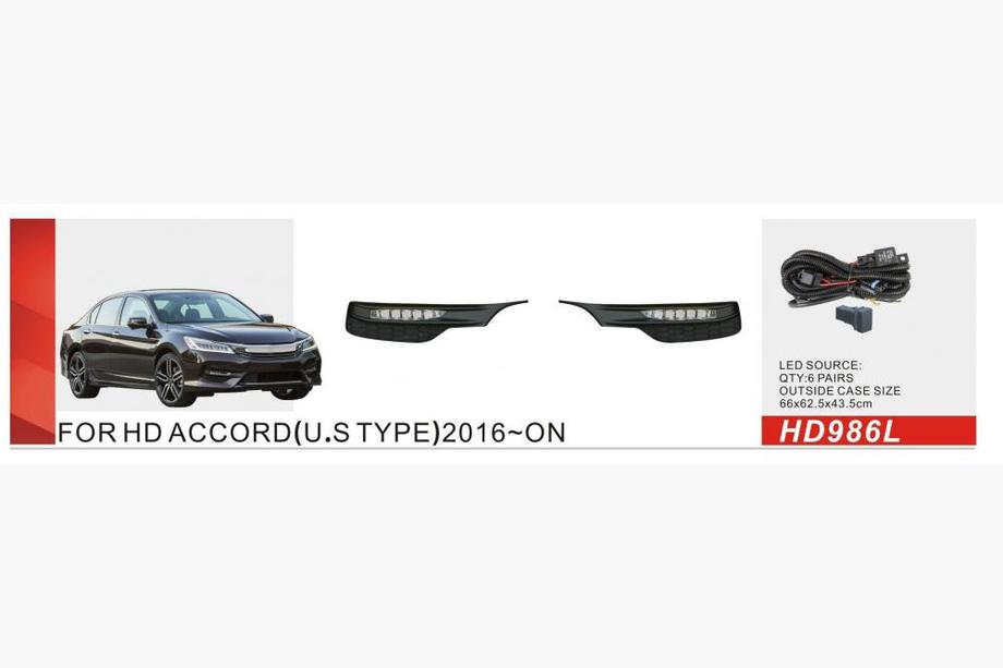 Honda Accord X 2017-2022 Fendinebbia tipo US (2017-2020, LED) Image