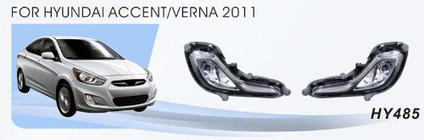 Hyundai Accent 2011-2017 Fendinebbia (Alogeni) foto 1