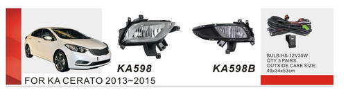 Kia Cerato 3 2013-2018 Fendinebbia 2013-2015 (Alogeni) foto 1