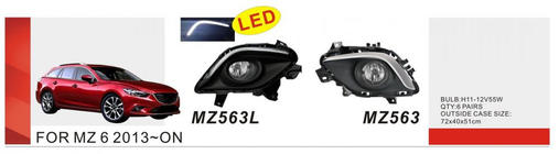 Mazda 6 2012-2024 Fendinebbia 2013-2015 (2 pz, alogeni) foto 1