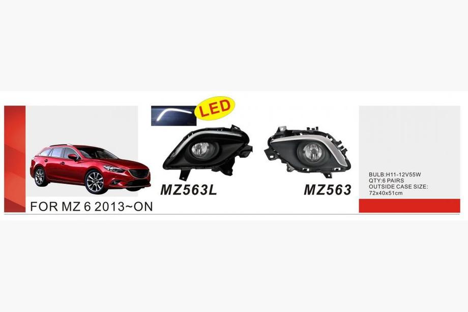 Mazda 6 2012-2024 Fendinebbia 2013-2015 (2 pz, alogeni) Image
