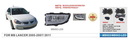 Mitsubishi Lancer 9 2004-2008 Fendinebbia LED (2 pz) foto 1