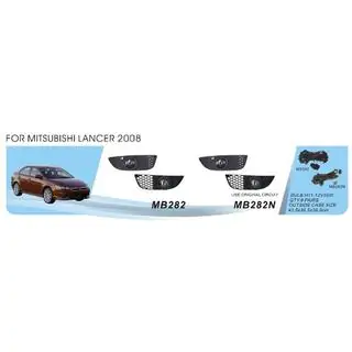 Fendinebbia (2 pz, alogeno) Mitsubishi Lancer X 2008-