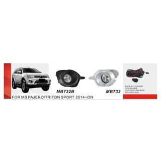 Fendinebbia 2015-2019 (2 pz, Alogeno) Mitsubishi Pajero Sport 2015-
