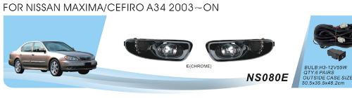 Nissan Maxima 2000-2004 Fendinebbia (2 pz, alogeni) foto 1
