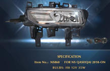 Nissan Qashqai 2014-2021 Fendinebbia 2017-2021 (Kit completo) foto 1