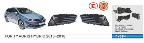 Toyota Auris 2012-2018 Fendinebbia Hibryd 2015-2018 (2 pz, Alogeni) foto 1